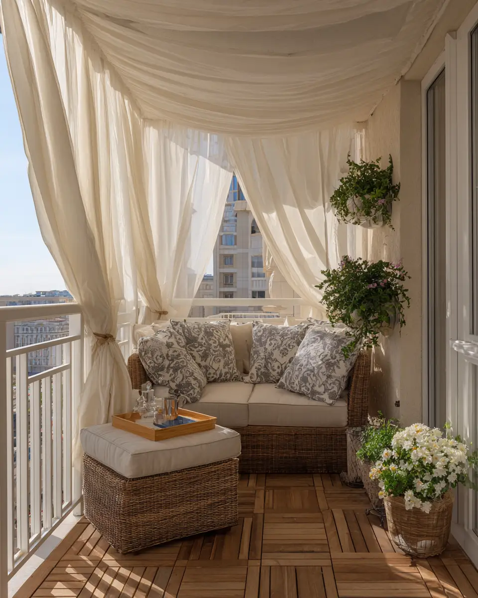 Patterned Balcony Decor Ideas