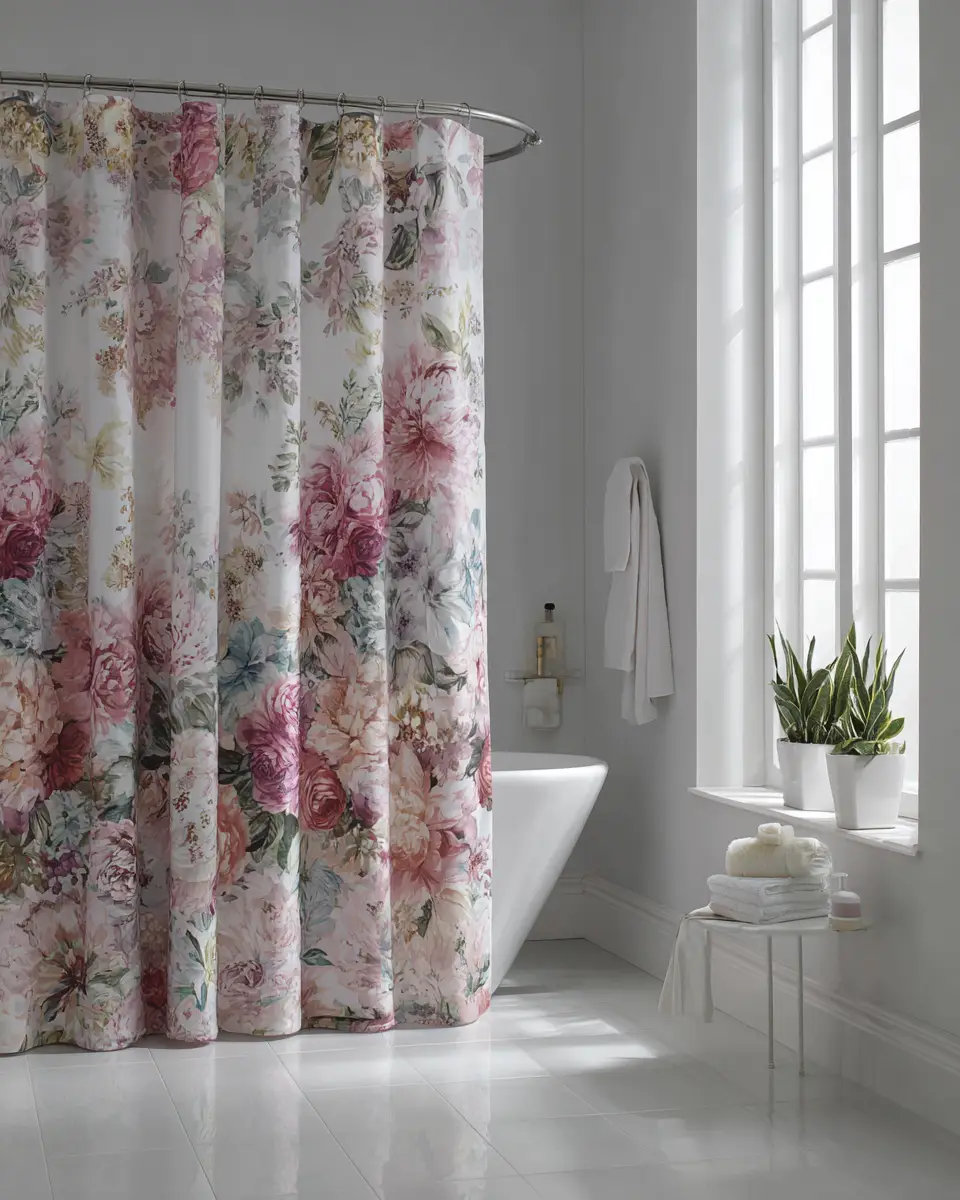 Patterned Bathroom Decor Ideas