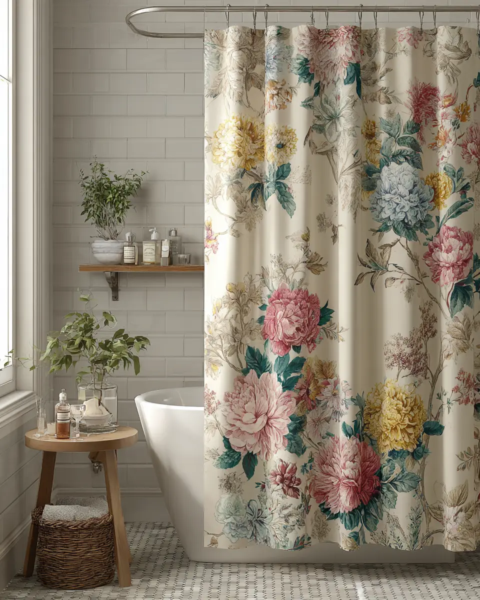 Patterned Bathroom Decor Ideas