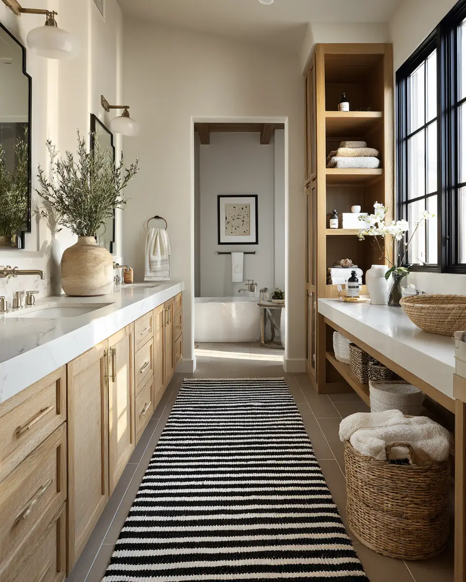 Patterned Bathroom Decor Ideas