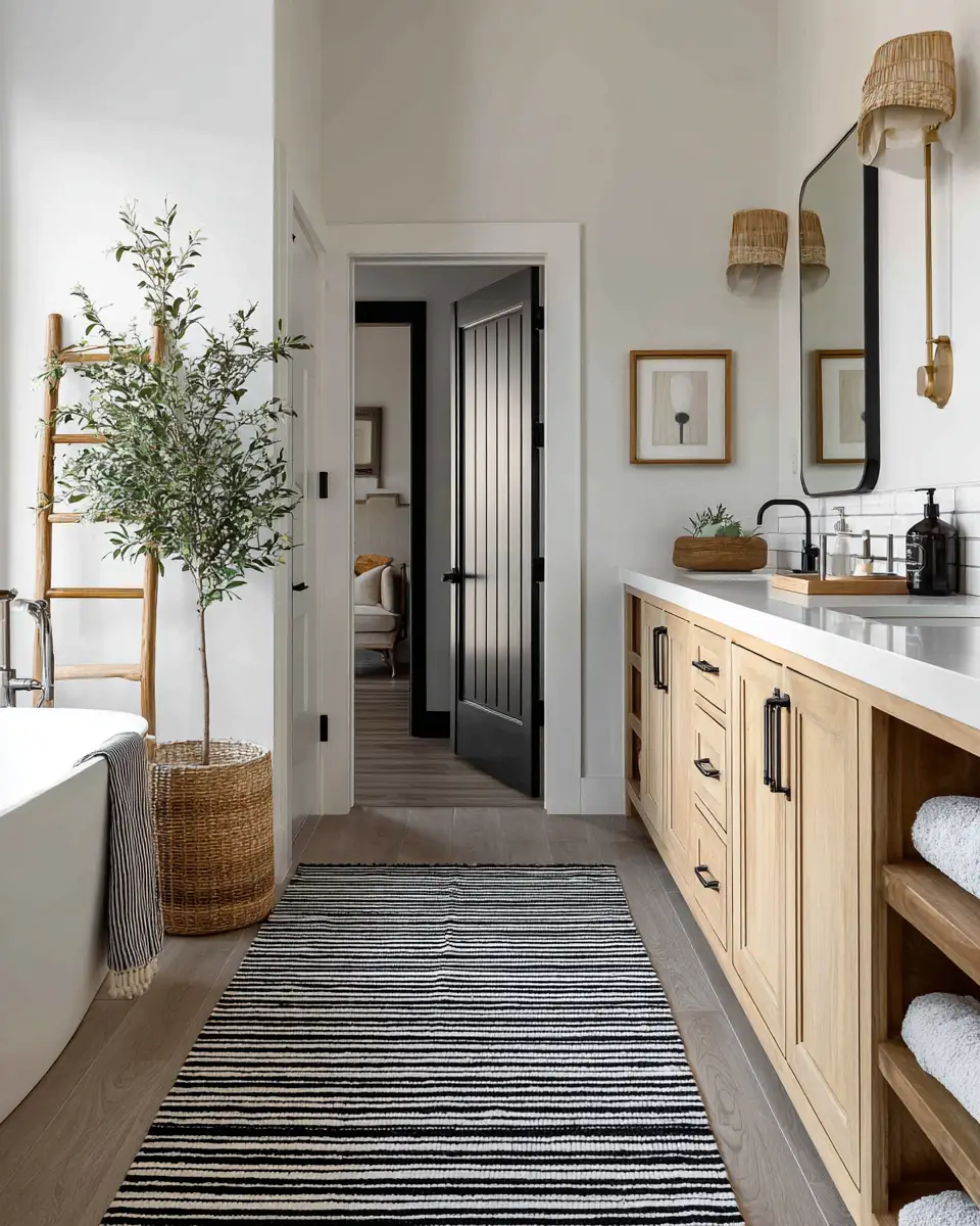 Patterned Bathroom Decor Ideas