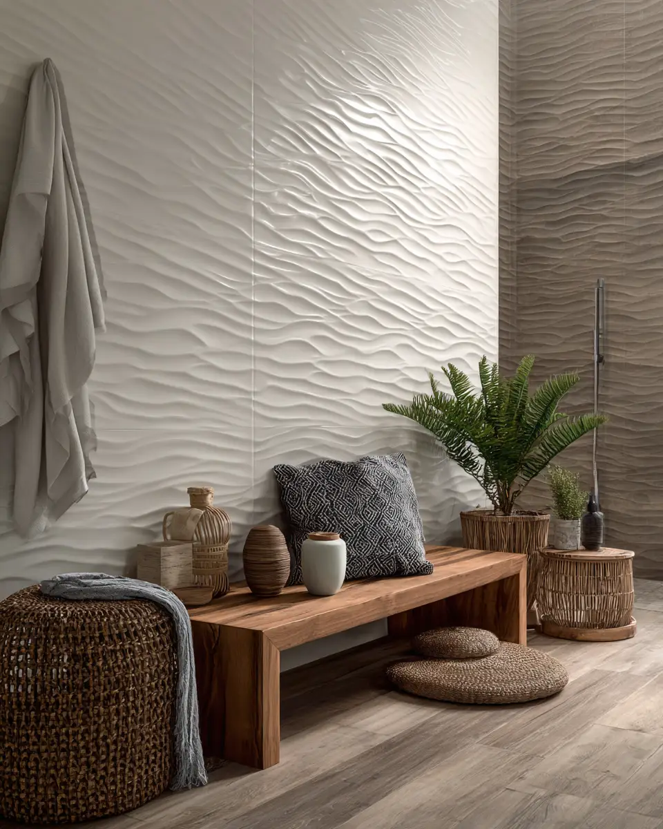 Patterned Bathroom Decor Ideas