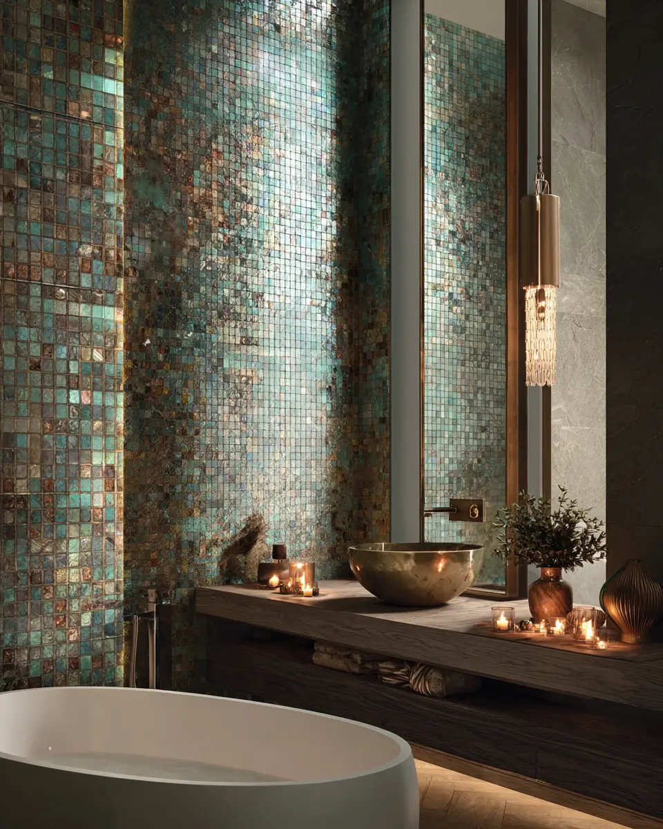 Patterned Bathroom Decor Ideas