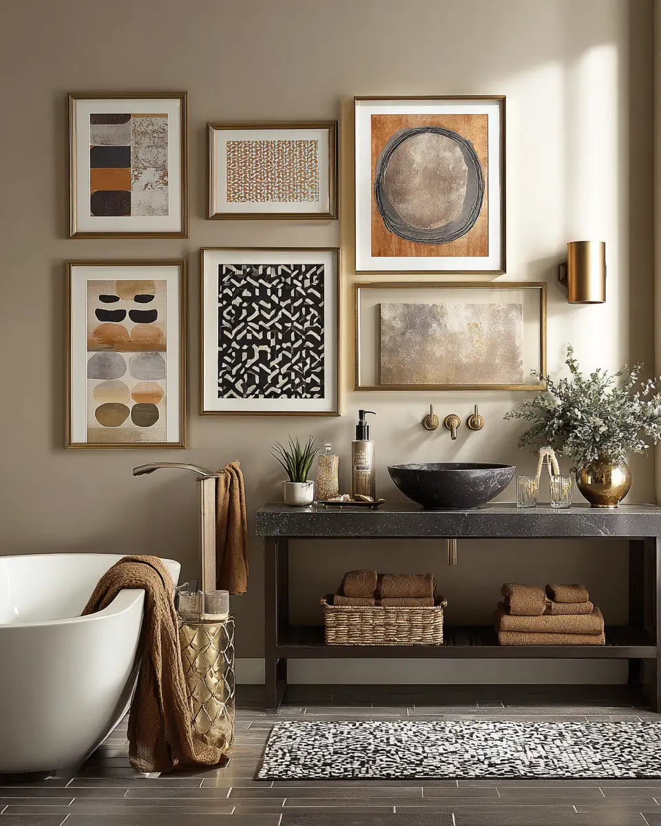 Patterned Bathroom Decor Ideas