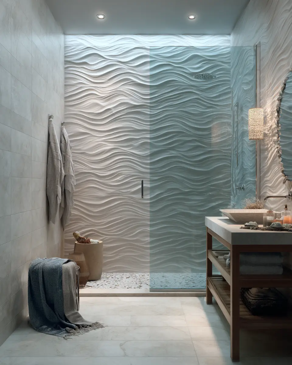 Patterned Bathroom Decor Ideas