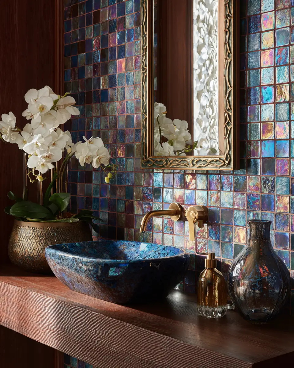 Patterned Bathroom Decor Ideas