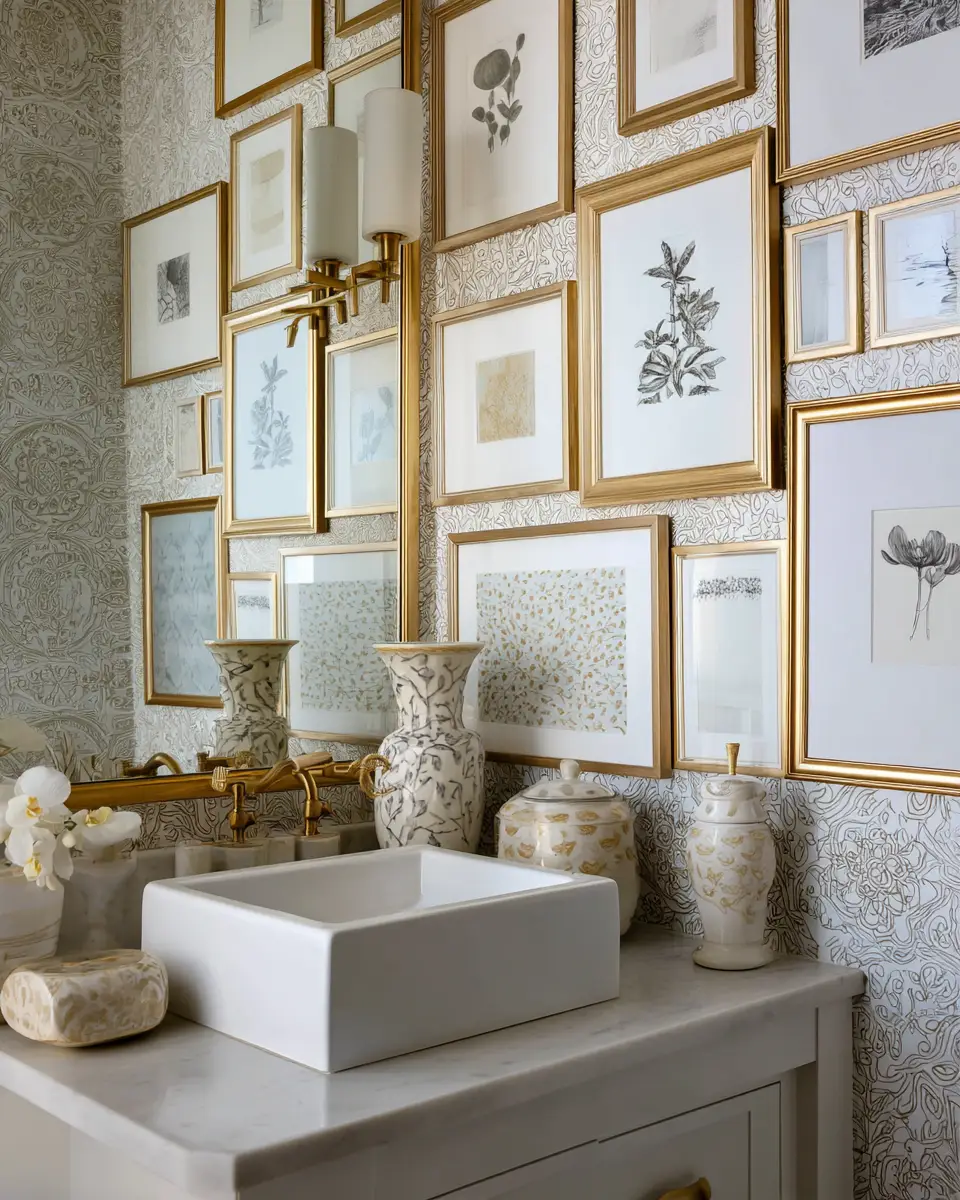 Patterned Bathroom Decor Ideas