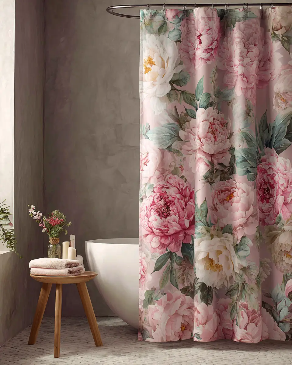 Patterned Bathroom Decor Ideas