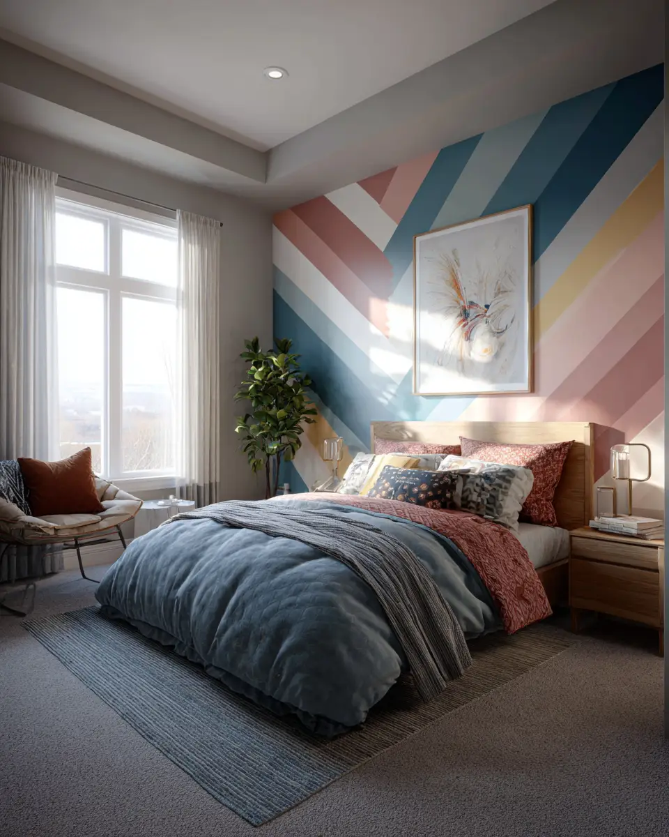 Patterned Bedroom Decor Ideas