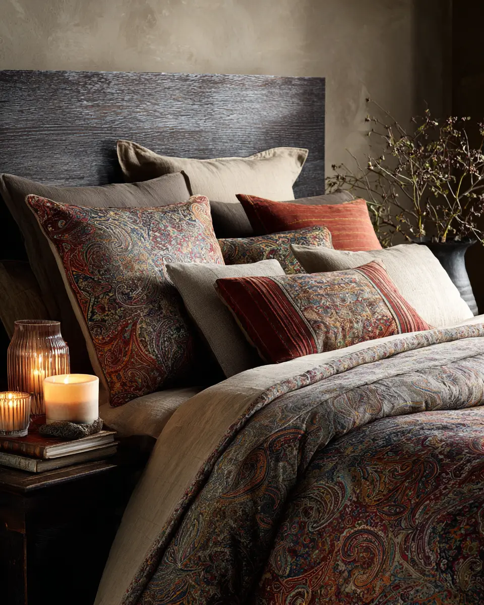 Patterned Bedroom Decor Ideas