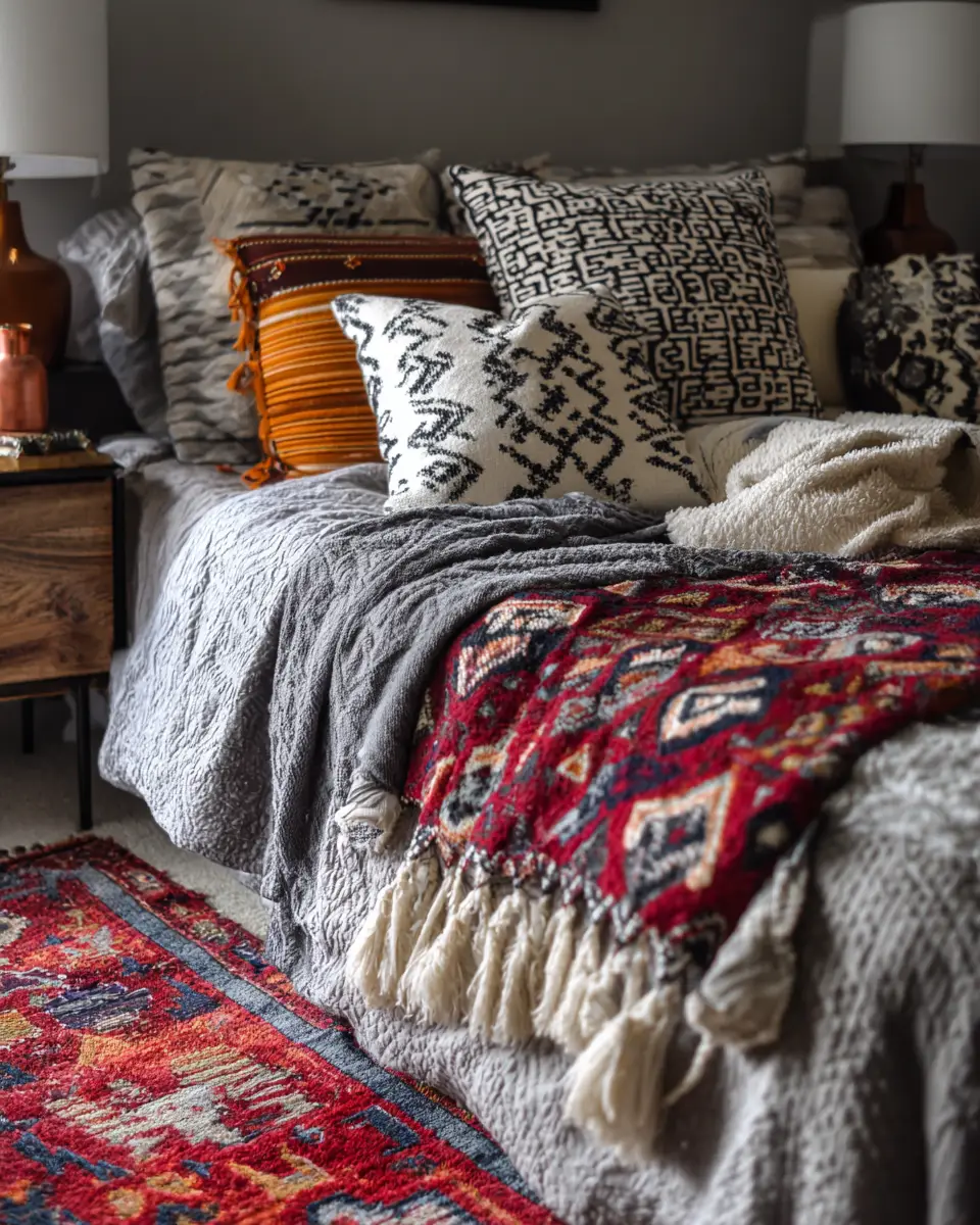 Patterned Bedroom Decor Ideas