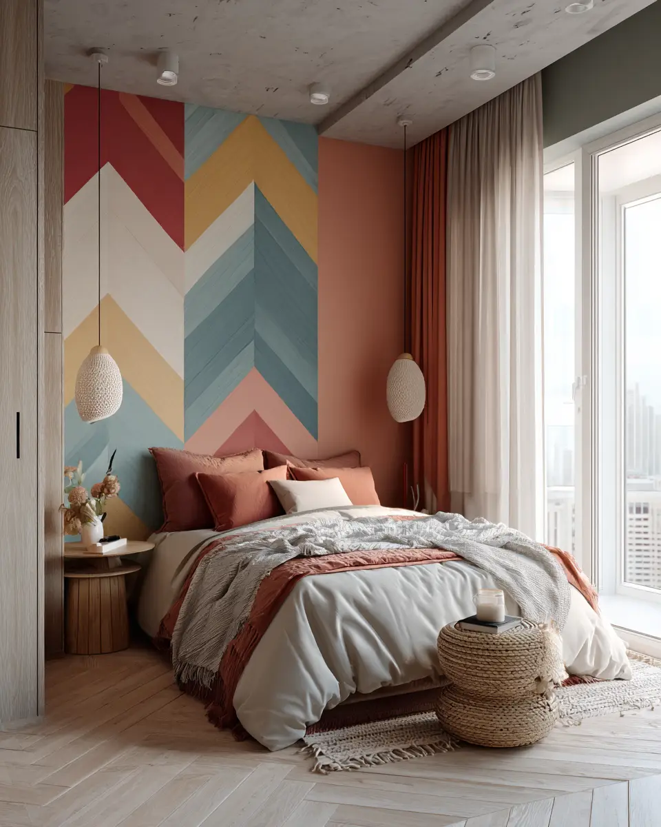 Patterned Bedroom Decor Ideas