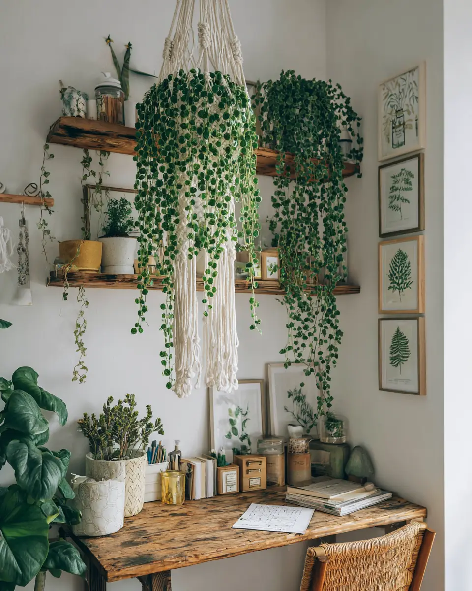 Rental Boho Home Office Decor Ideas