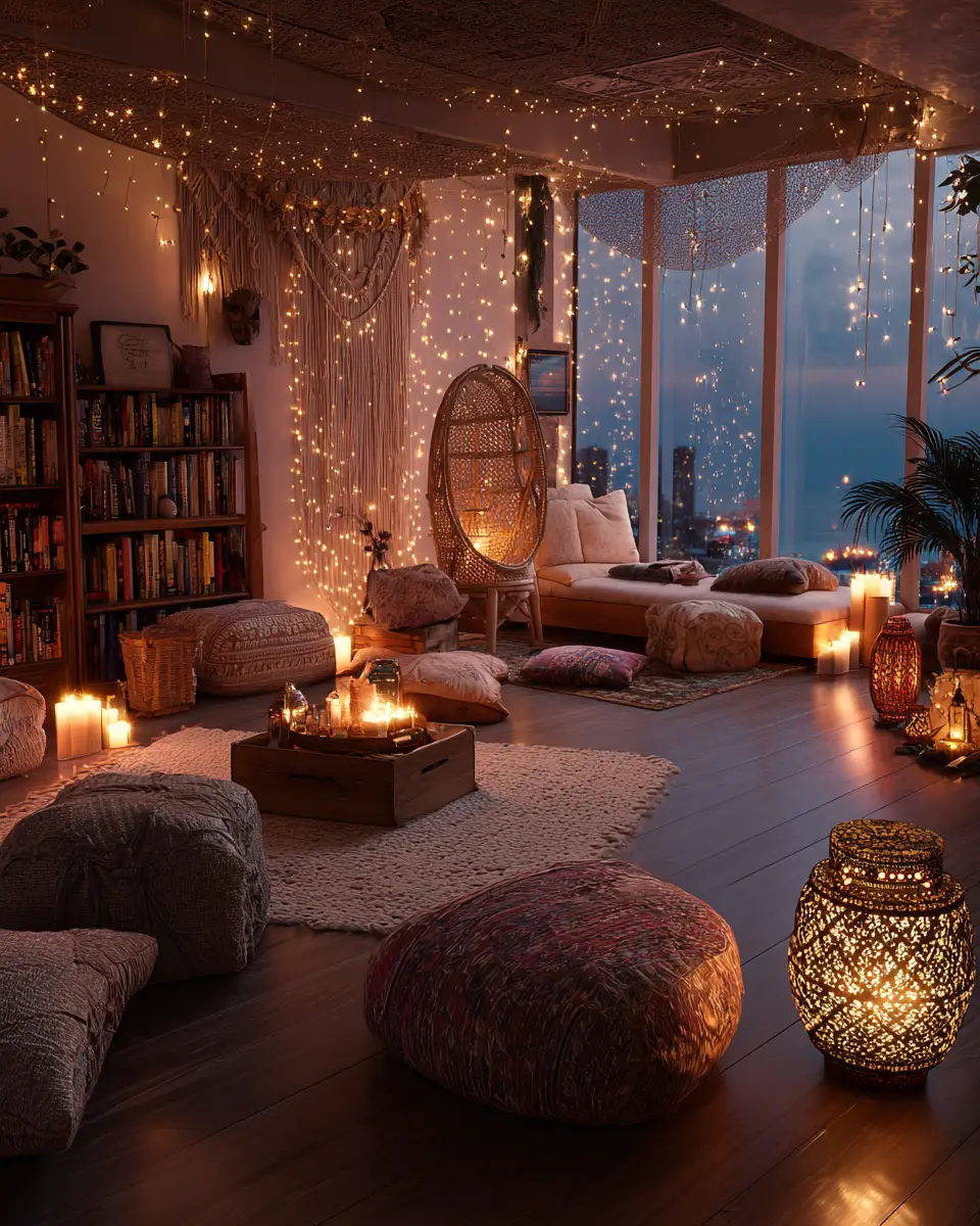 Rental Boho Living Room Decor Ideas