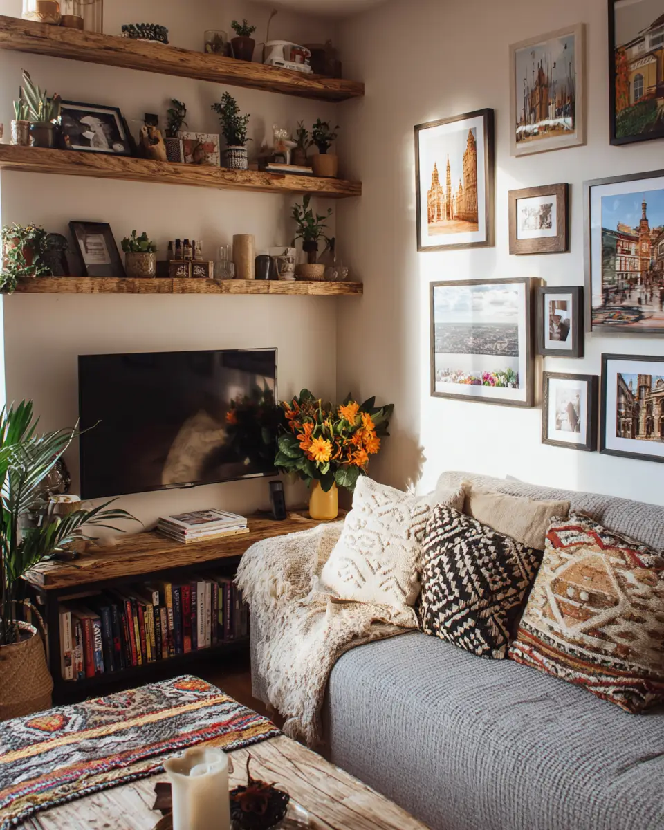 Rental Boho Living Room Decor Ideas