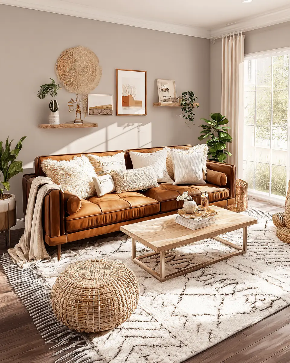 Rental Boho Living Room Decor Ideas