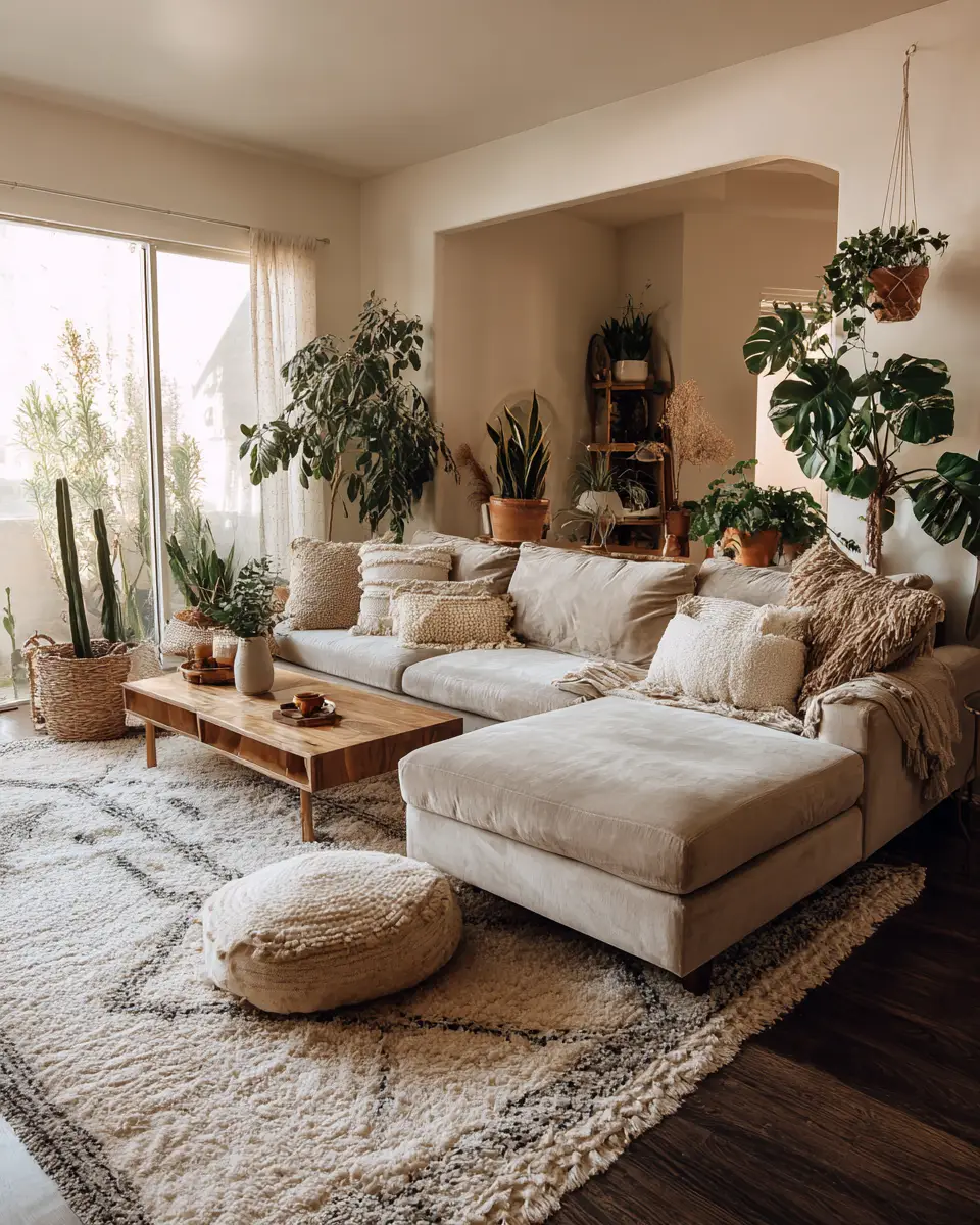 Rental Boho Living Room Decor Ideas