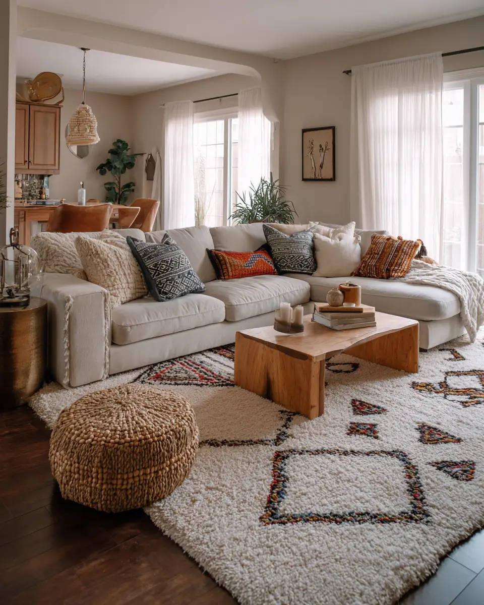 Rental Boho Living Room Decor Ideas