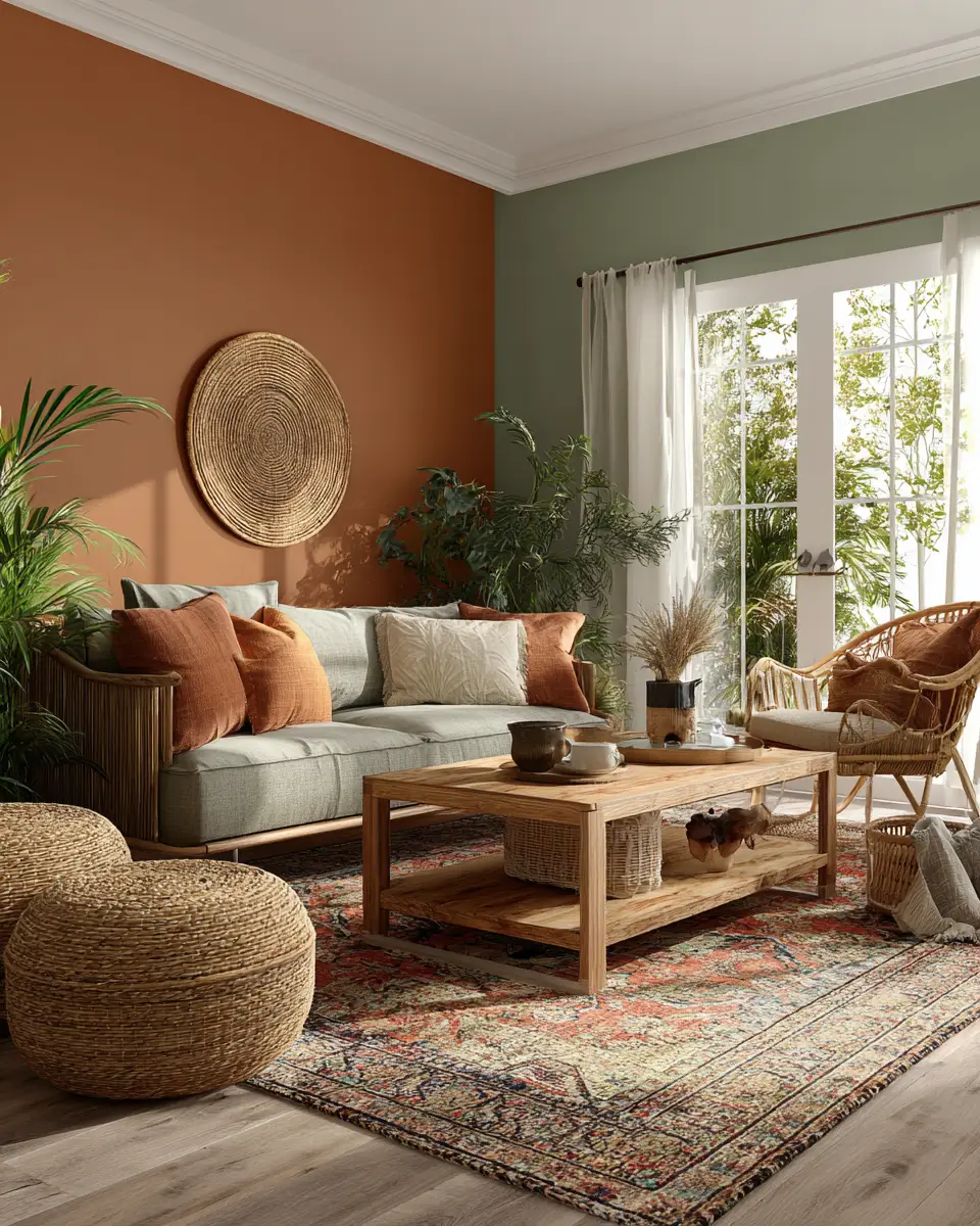 Rental Boho Living Room Decor Ideas