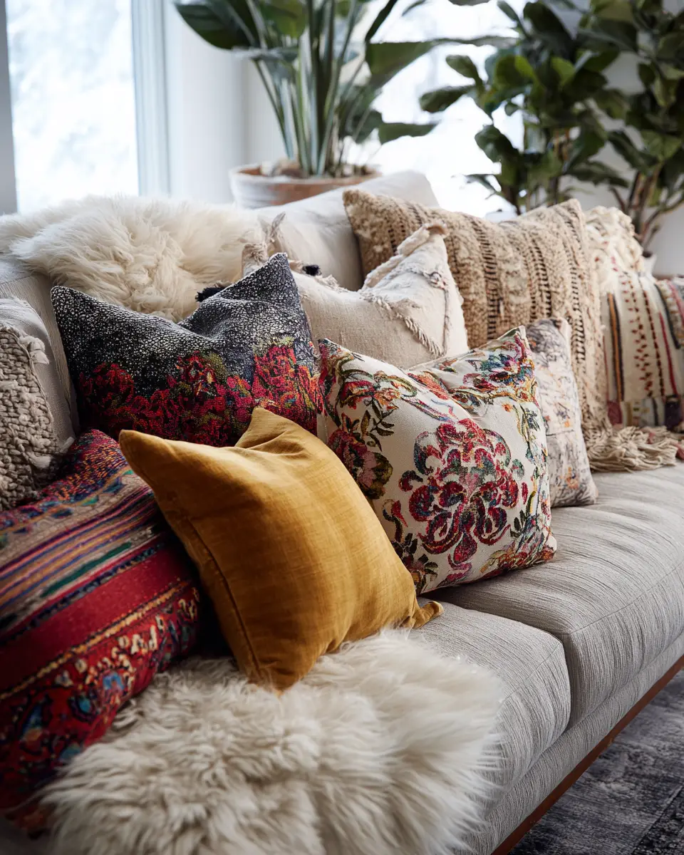 Rental Boho Living Room Decor Ideas