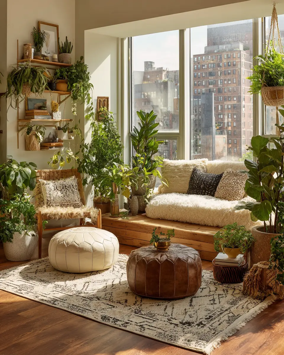 Rental Boho Living Room Decor Ideas