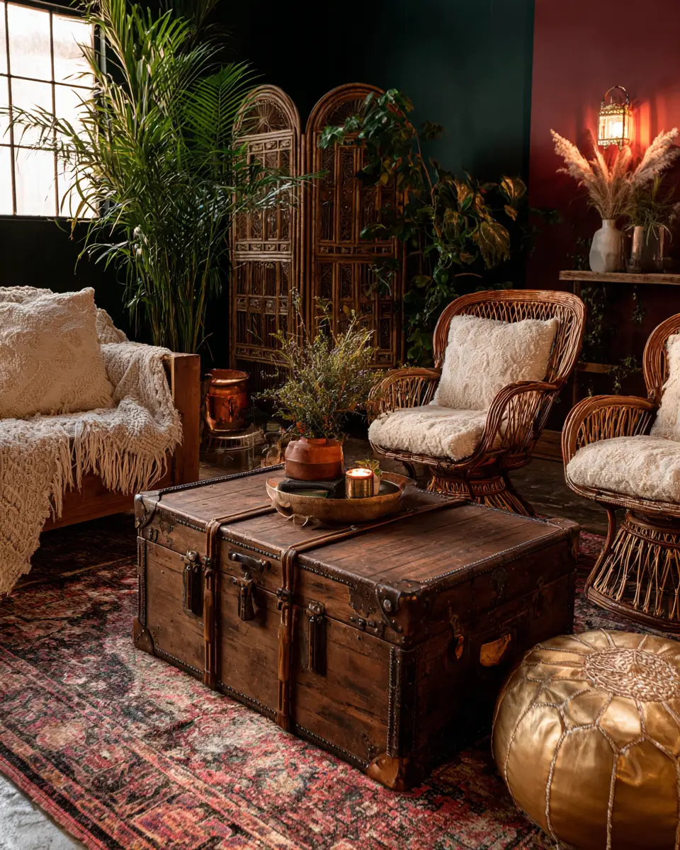 Rental Boho Living Room Decor Ideas