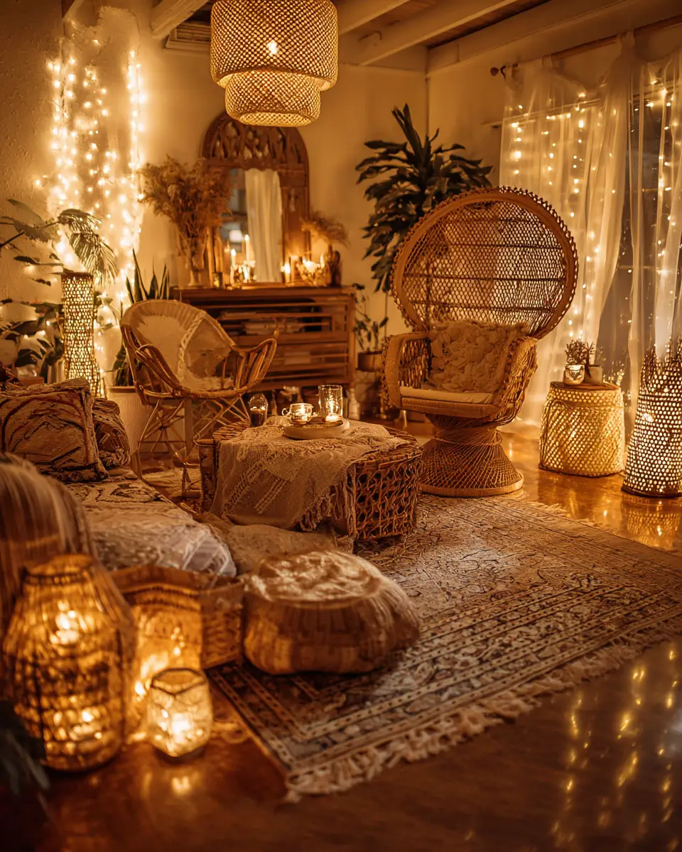 Rental Boho Living Room Decor Ideas