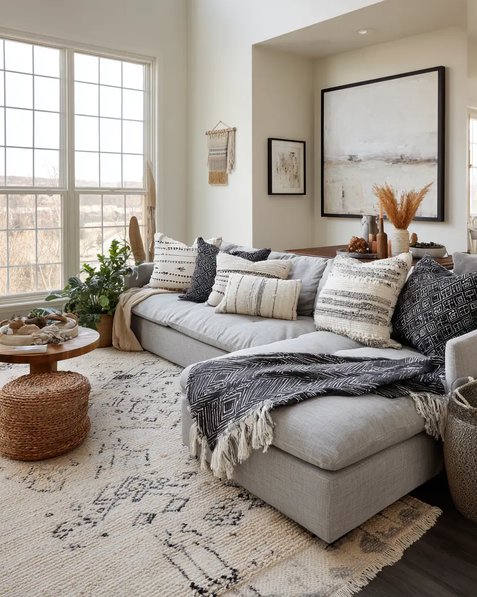 Rental Contemporary Living Room Decor Ideas