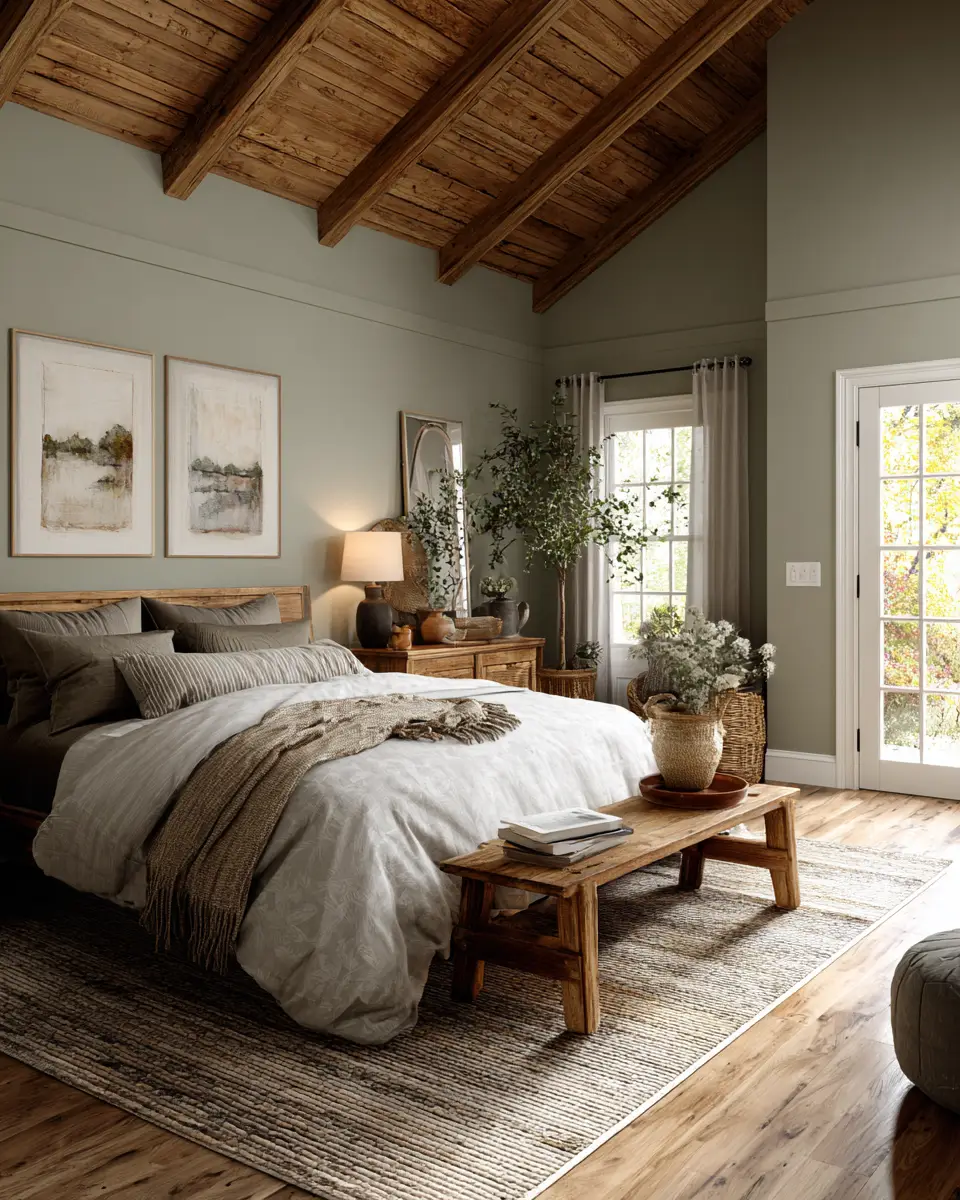 Rental Farmhouse Bedroom Decor Ideas