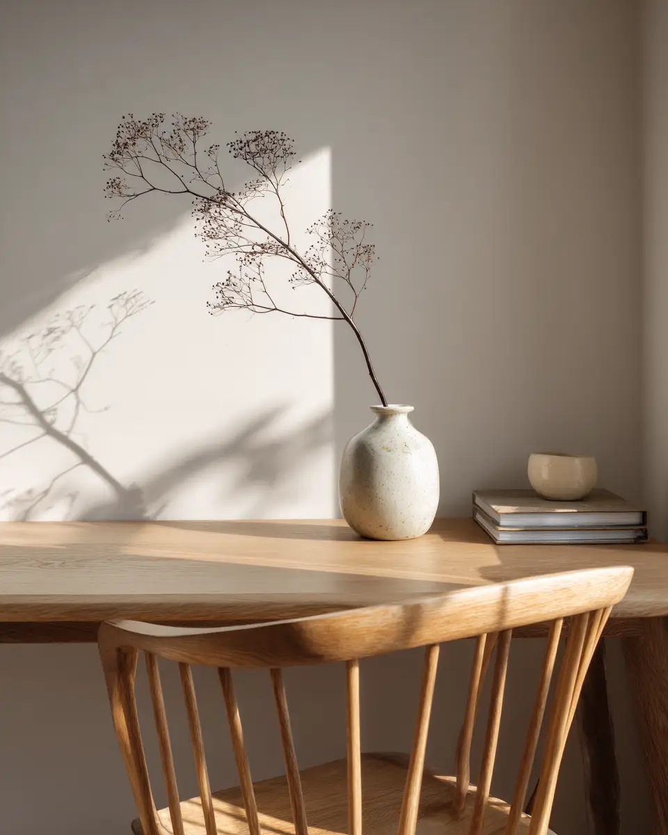 Rental Japandi Home Office Decor Ideas