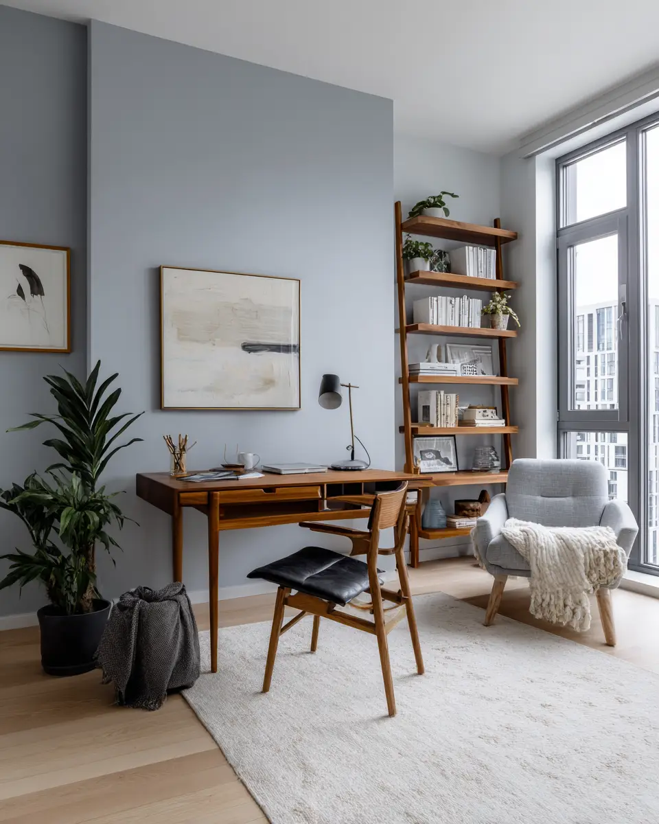 Rental Japandi Home Office Decor Ideas