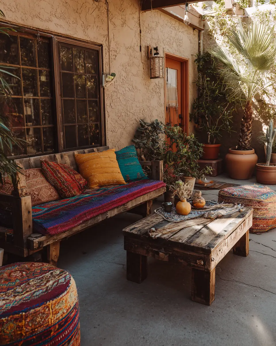 Renter-Friendly Boho Patio Decor Ideas