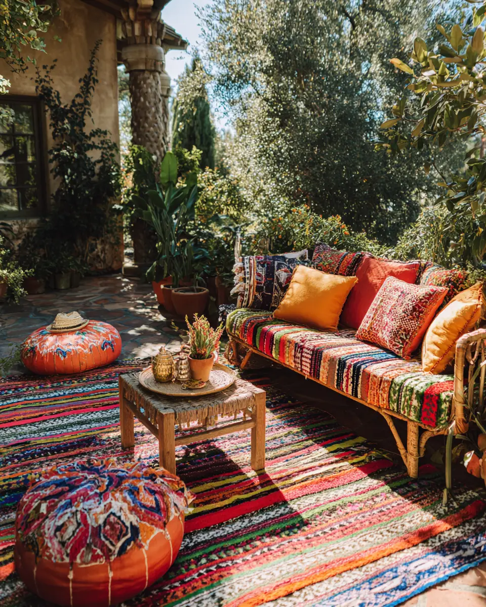 Renter-Friendly Boho Patio Decor Ideas
