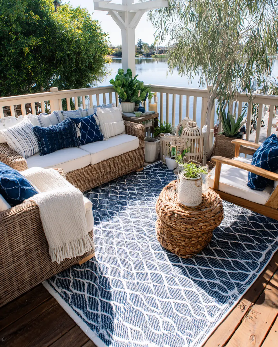Renter-Friendly Coastal Patio Decor Ideas