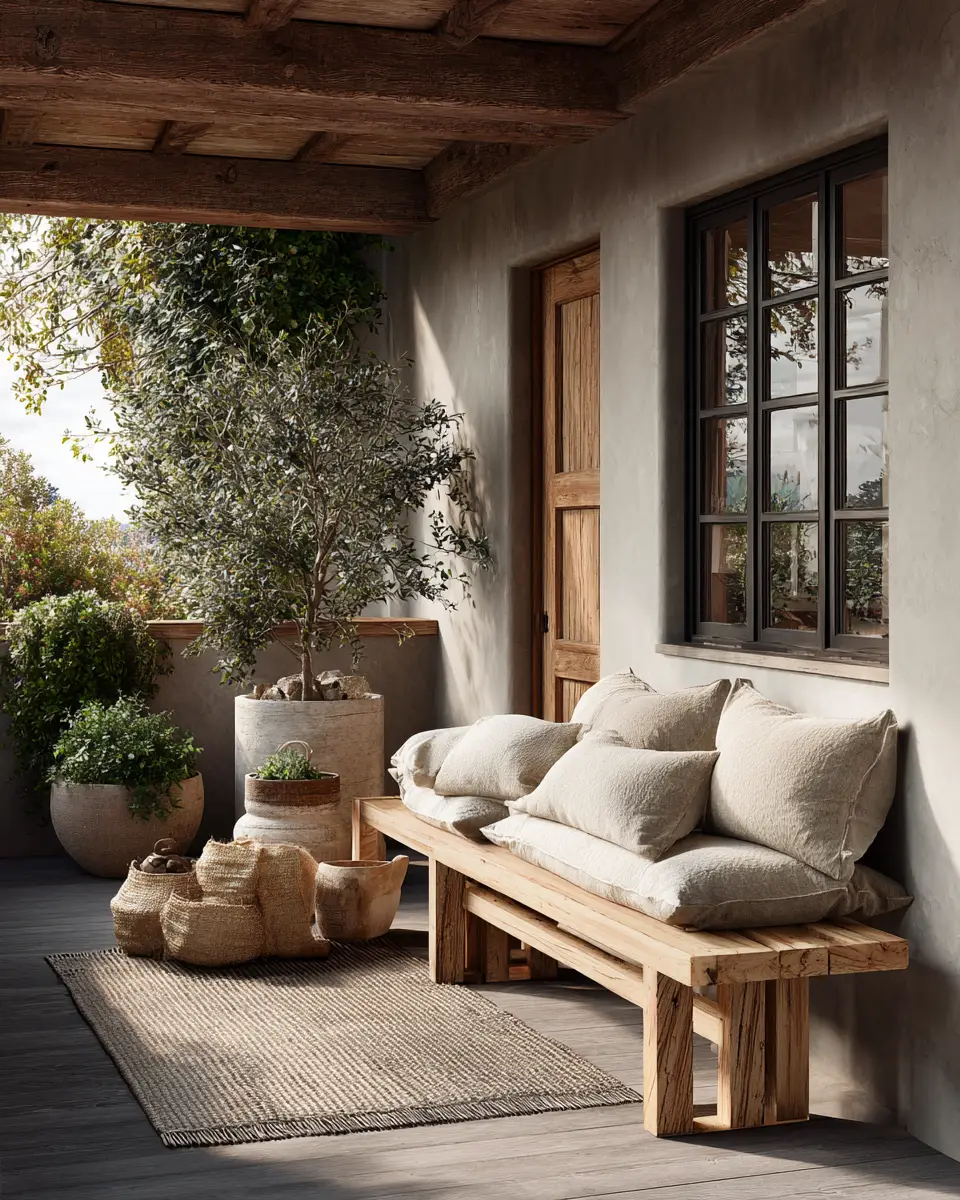 Renter-Friendly Japandi Porch Decor Ideas