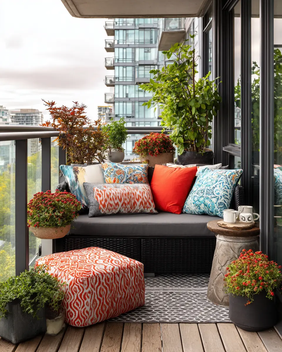 Renter-Friendly Modern Balcony Decor Ideas