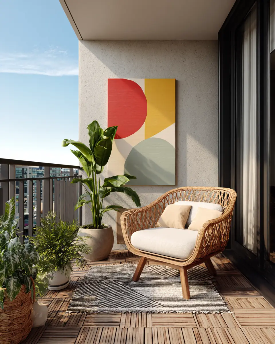 Renter-Friendly Modern Balcony Decor Ideas