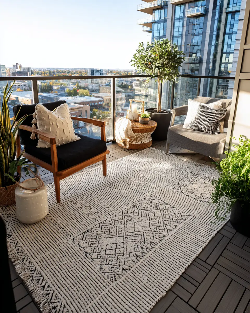 Renter-Friendly Modern Balcony Decor Ideas
