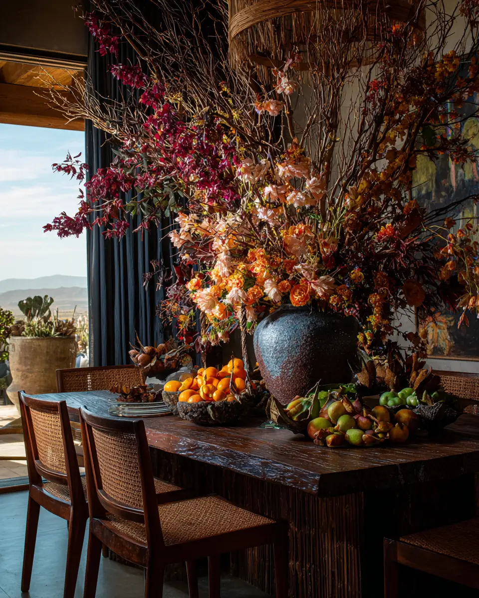 Rust Boho Dining Room Decor Ideas