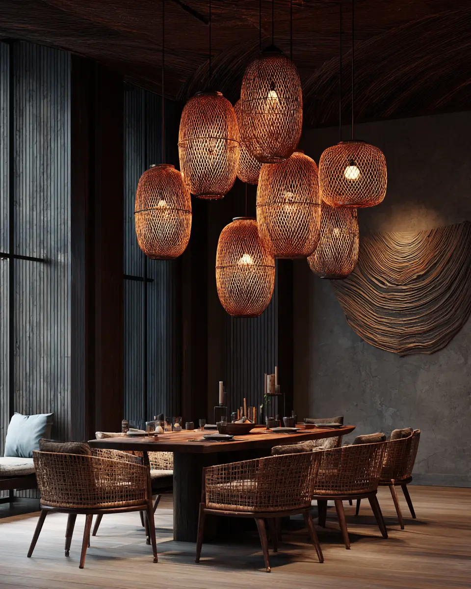 Rust Boho Dining Room Decor Ideas