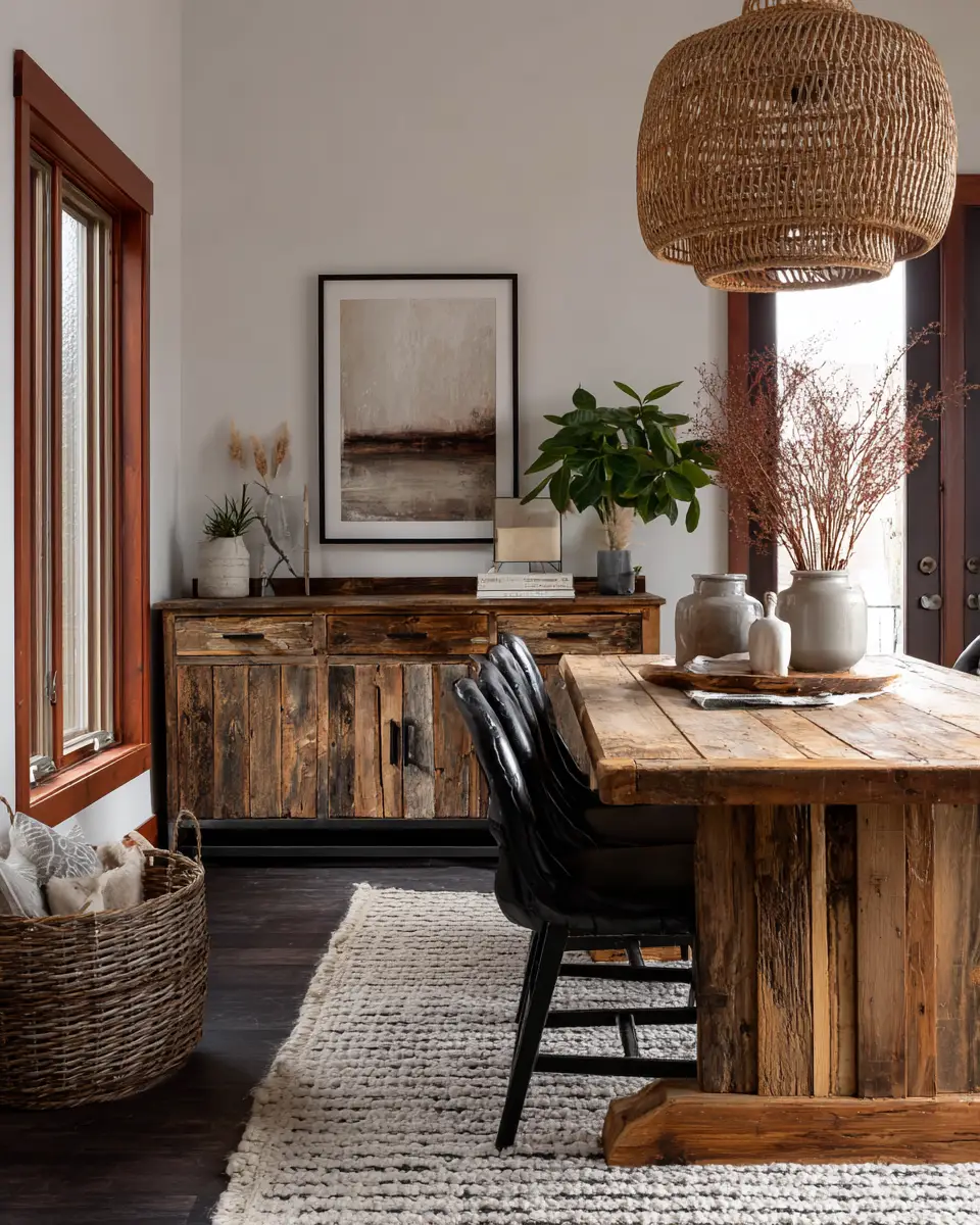 Rust Boho Dining Room Decor Ideas
