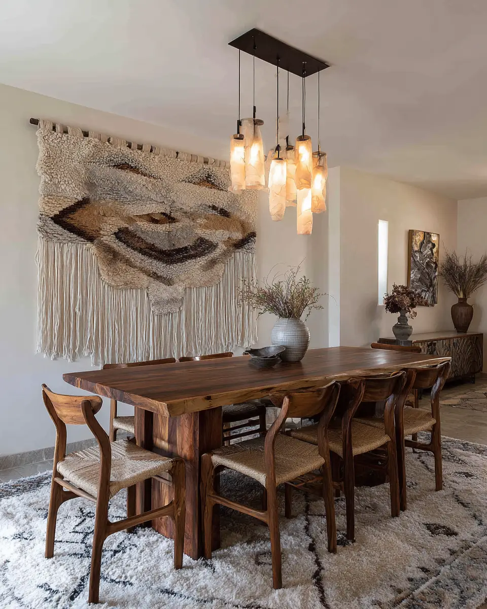 Rust Boho Dining Room Decor Ideas