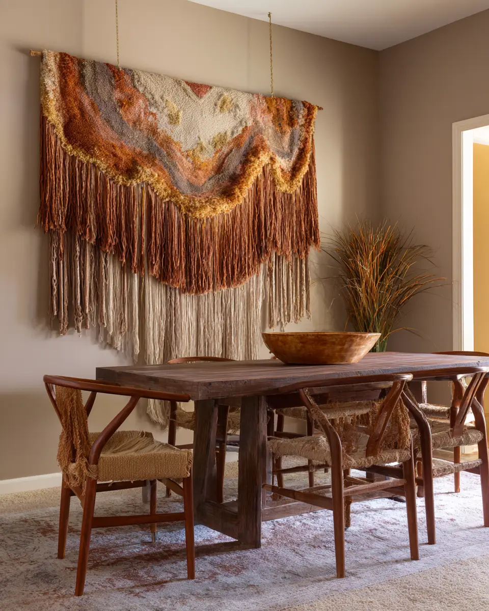 Rust Boho Dining Room Decor Ideas
