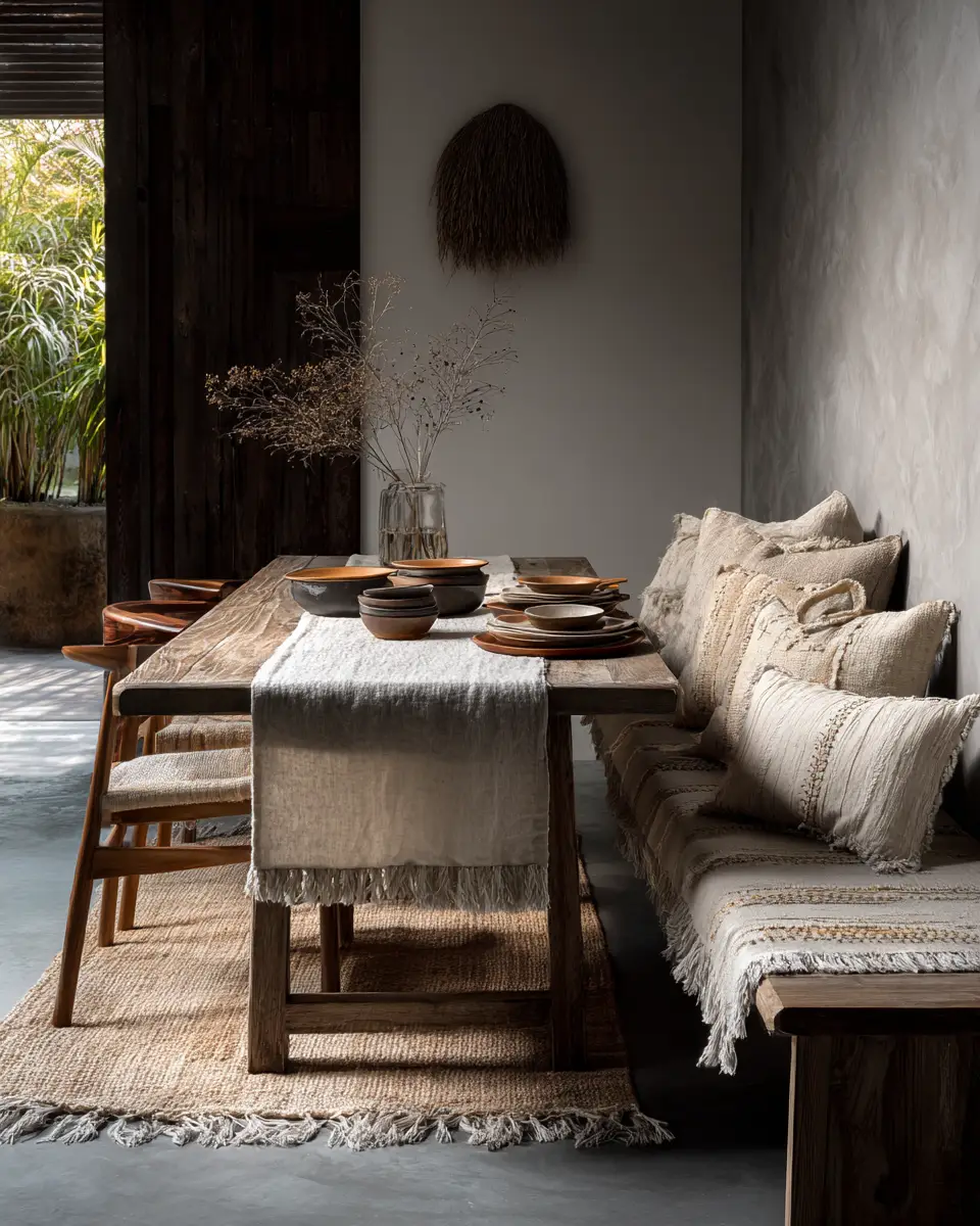 Rust Boho Dining Room Decor Ideas