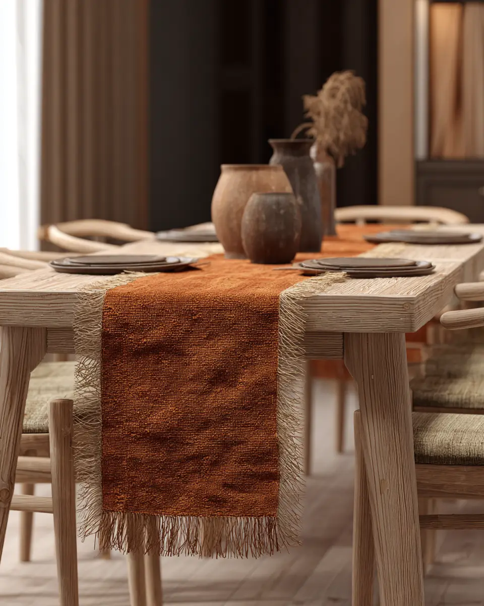 Rust Boho Dining Room Decor Ideas