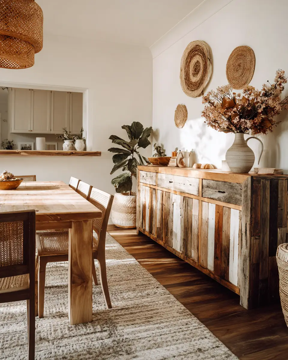 Rust Boho Dining Room Decor Ideas