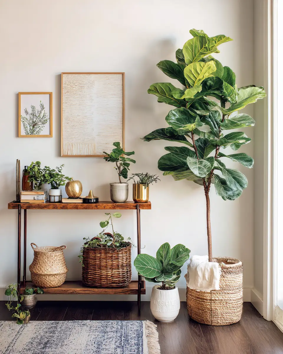 Rust Boho Entryway Decor Ideas