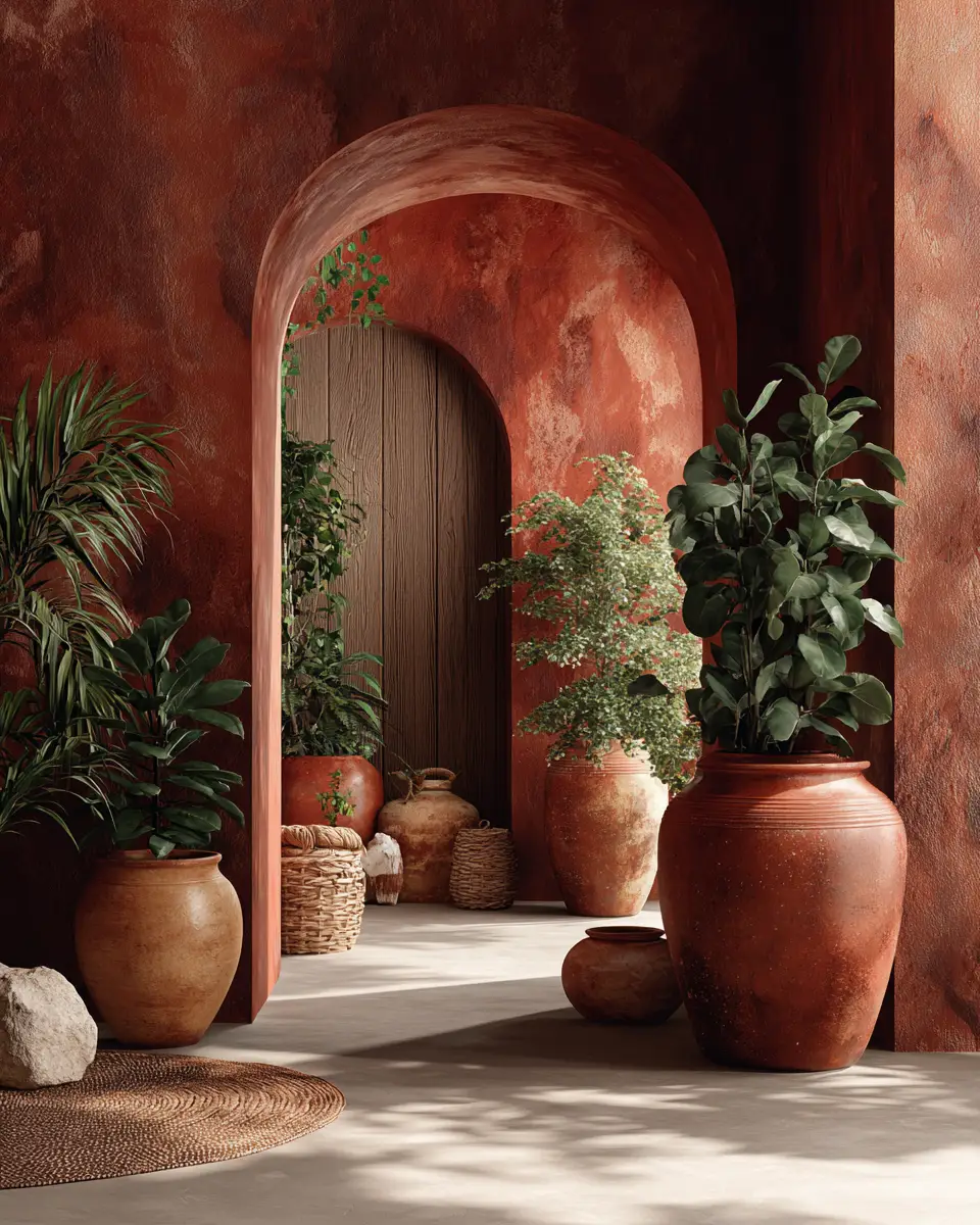 Rust Boho Entryway Decor Ideas