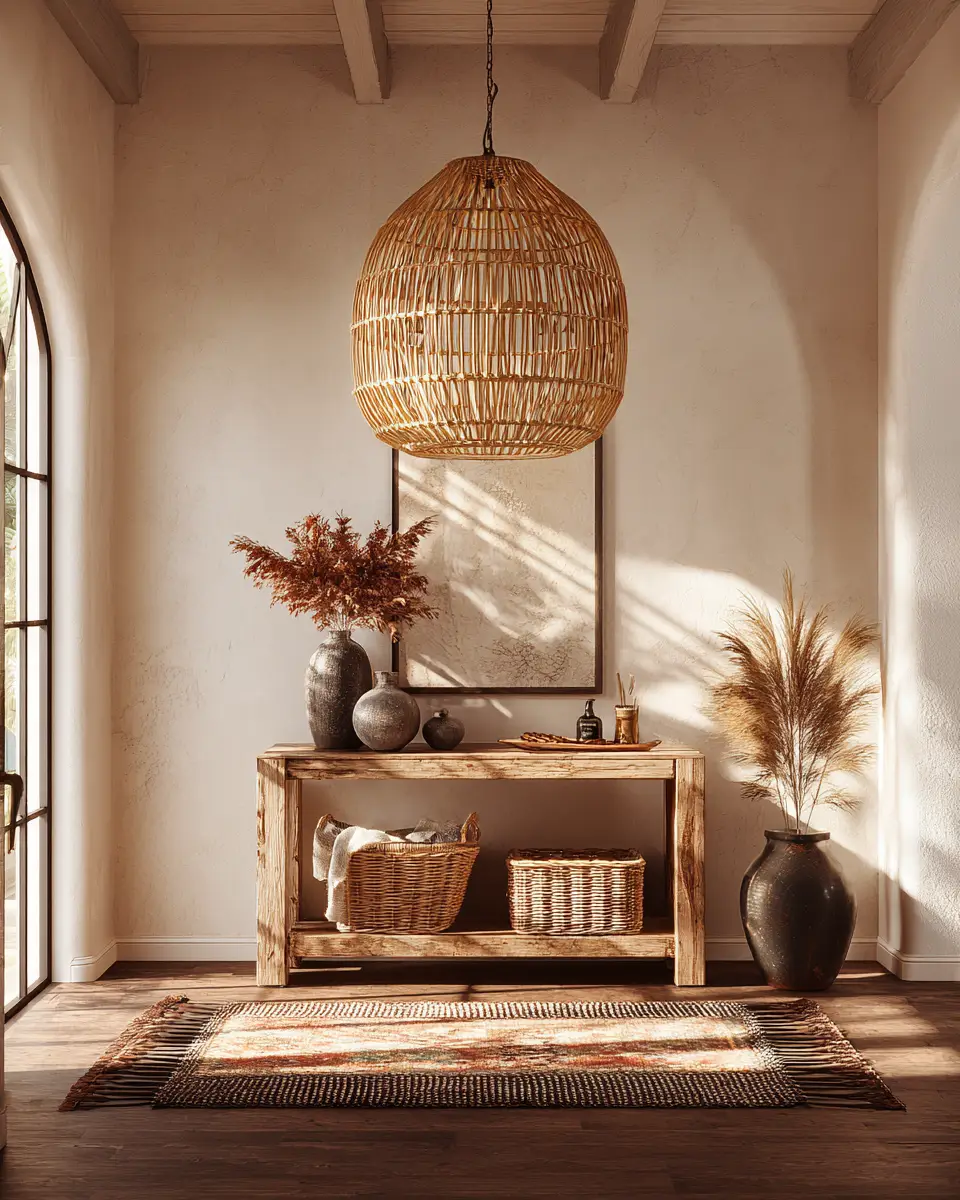 Rust Boho Entryway Decor Ideas