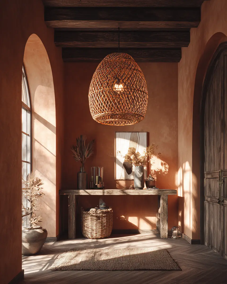Rust Boho Entryway Decor Ideas